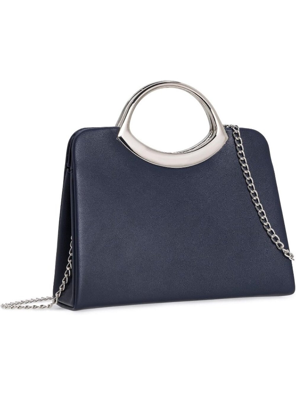 Women Navy Small Dressy Clutch Purse For Elegant Party Wedding Evening Bag